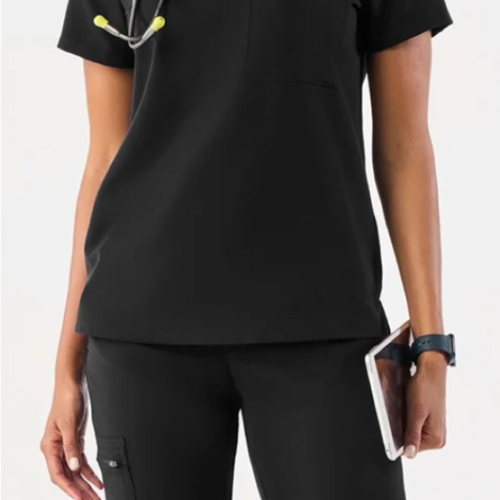 Figs charcoal gray technical collection set of scrubs EUC